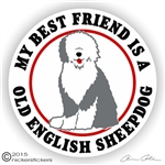 Old English Sheepdog Decal