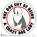 Old English Sheepdog Decal