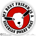 Nigerian Dwarf Goat Decal