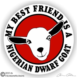 Nigerian Dwarf Goat Decal