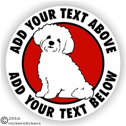 Custom Shichon Sticker Static Cling Decal