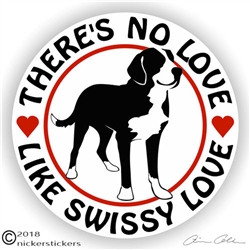 Greater Swiss Mountain Dog Sticker Decal Static Cling