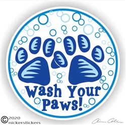 Paw Print Sticker Decal