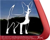 Portuguese Podengo Window Decal