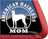 American Hairless Terrier Window Decal