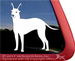 Custom American Hairless Terrier Dog Car Truck RV Window Decal Sticker