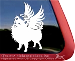 Custom Pomeranian Dog Car Truck RV Window Decal Sticker