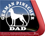 German Pinscher Window Decal