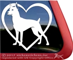 Custom German Pinscher Window Decal