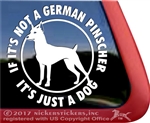 German Pinscher Window Decal