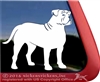 Custom American Bulldog Dog Car Truck RV Window Decal Sticker