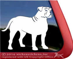 Custom American Bulldog Dog Car Truck RV Window Decal Sticker