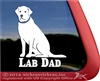 Lab Mom Labradors Retriever Dog iPad Car Truck Window Decal Sticker