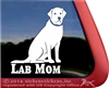 Lab Mom Labradors Retriever Dog iPad Car Truck Window Decal Sticker