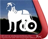 Custom DM English Mastiff Window Decal