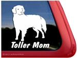 Toller Mom Nova Scotia Duck Tolling Retriever Dog iPad Car Window Decal Sticker