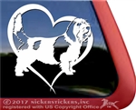 Petit Basset Griffon Vendeen Dog Car Truck RV Window Decal