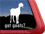 Nubian Goat Window Decal