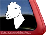 Custom La Mancha Goat Car Truck RV Trailer Window Decal Sticker