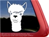 Custom Alpaca Car Truck RV Window Decal Sticker