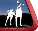 Custom Rat Terrier Dog Car Truck RV Window Decal Sticker