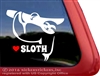 Sloth Window Decal