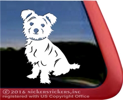 Custom Morkie Dog Car Truck RV Window Decal Sticker