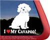 Cavapoo Mom Dog Car Truck RV Window Decal Sticker