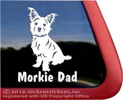 Morkie Dog Car Truck RV Window Decal Sticker