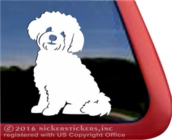 Custom Zuchon Shishon Teddy Bear Dog Window Decal