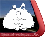 Angora Rabbit Car Truck RV Window Decal Sticker