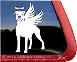 Memorial Boxer Dog Angel Decal Sticker Car Auto Window iPad