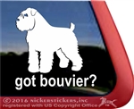 Bouvier des Flandres Window Decal