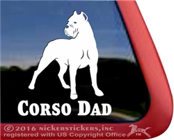 Cane Corso Dog Car Truck RV Window Decal Sticker