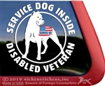 Service Dog Cane Corso Car Truck RV Window Decal Sticker