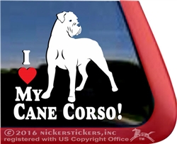 Cane Corso Dog Car Truck RV Window Decal Sticker