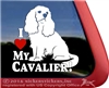 Cavalier King Charles Spaniel Window Decal