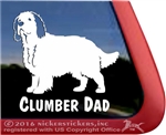 Clumber Spaniel Gun Dog Car Truck RV Window Decal Sticker