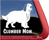 Clumber Spaniel Gun Dog Car Truck RV Window Decal Sticker