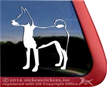 Custom Basenji Dog iPad Car Truck RV Window Decal Sticker