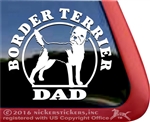 Border Terrier Window Decal