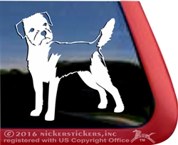 Custom Border Terrier Dog Vinyl Car Truck RV Window Decal Sticker