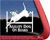 Rhodesian Ridgeback Agility Dog Window Decal Sticker
