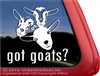 Nigerian Dwarf Goats Car Truck RV Window Decal