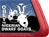 Nigerian Dwarf Goats Car Truck RV Window Decal