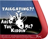 Tailgating Nigerian Dwarf Goats Car Truck RV Window Decal