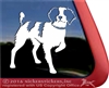 Custom American Brittany Dog Car Truck RV Window Decal Sticker