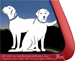 Custom Labrador Retriever Dog iPad Car Window Decal Sticker