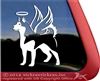 Alaskan Malamute Angel Memorial Dog Car Truck RV Window Decal Sticker