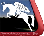 Custom Hunter Jumper Horse Trailer RV Truck Car Window Decal Sticker